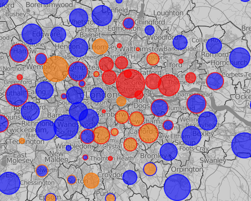 General Election Swings Visualisation – O.O'Brien