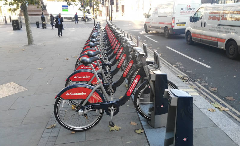 boris bike docking stations