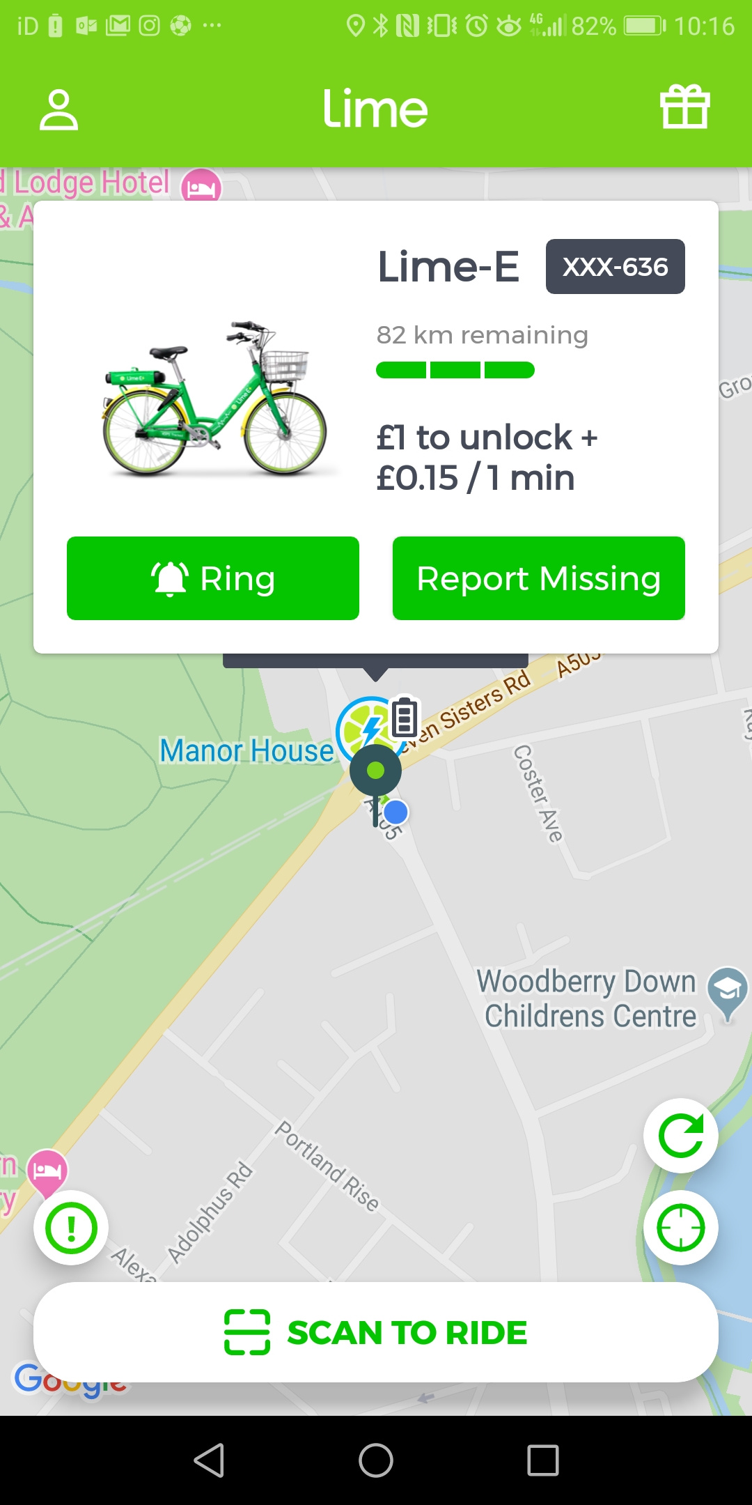 lime bikes app