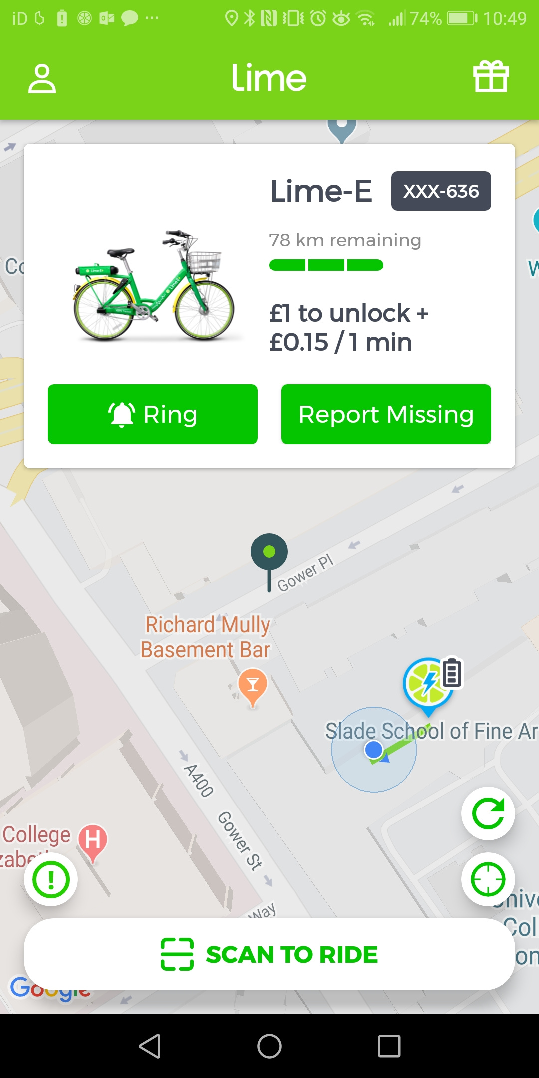 Lime e store bike app