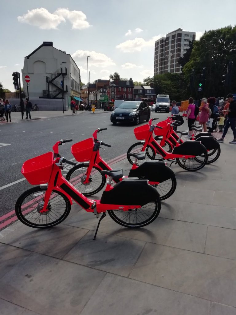 uber bike parking zone